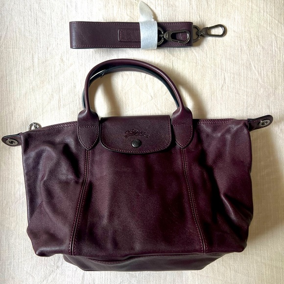 Longchamp Bags Longchamp Le Pliage Cuir Leather Shoulder Bag Poshmark